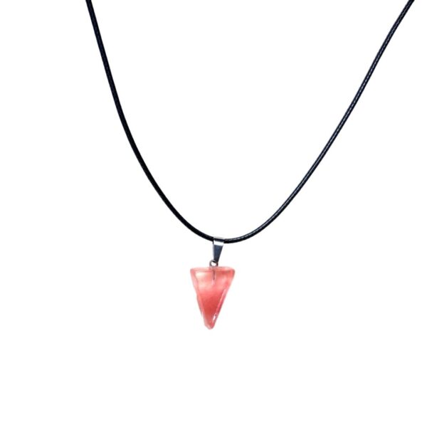 triangulo cristal cuarzo cherry